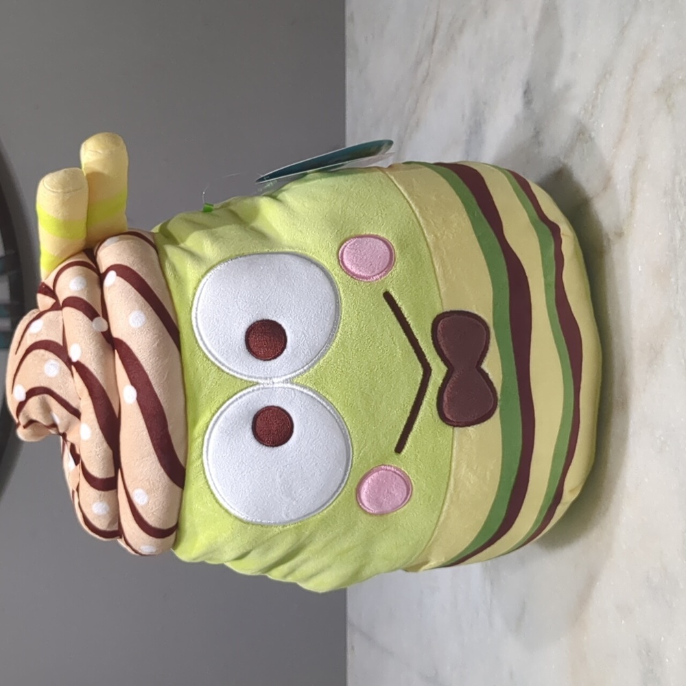 NWT Squishmallows 12” Keroppi Ice Cream Limited Edition Plush